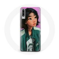 Coque pour Samsung Galaxy A70 Squid Game Kang Sae Byeok art
