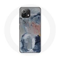 Coque pour Xiaomi Mi 11 Lite Fond de texture abstraite gris pilka