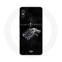 Coque pour Xiaomi Redmi Note 5 Pro Game of Thrones Saison 8 Le Trône de Fer La maison Stark Logo L'h
