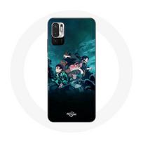 Coque pour Xiaomi Redmi Note 10 5G Demon Slayer Manga Tanjiro et Nezuko