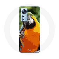 Coque pour Xiaomi Mi 12 / 12X Aras Perroquet Orange vert