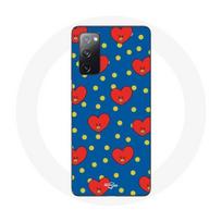 Coque pour Samsung Galaxy S20 FE BTS Bangtan Garçons BT21 TATA de V Fond Bleu