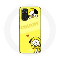 Coque pour Xiaomi Redmi Note 11S BTS Bangtan BT21 Chimmy Jimin Fond Jaune
