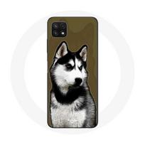 Coque pour Samsung Galaxy A22 5G Husky de Sibérie