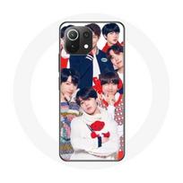 Coque pour Xiaomi Mi 11 Lite BTS Affiche Memebers Cadeau de Noël 2023