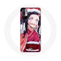 Dėklas Xiaomi Poco M3 Pro Anime Demon Slayer Kamado Nezuko Kalėdų dieną 2023