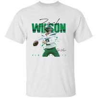 Zach Wilson York Jets futbolo arba unisex marškinėliai S blue