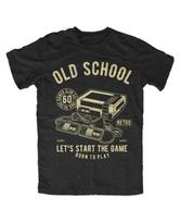 Old School System Premium Game Gamer Nerd Cult Fun Video Highscore Unisex T-Shirt S