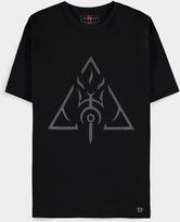 Diablo Iv All Seeing Short Sleeve Black Unisex T-Shirt S gray
