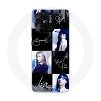 Coque pour Xiaomi Redmi 10C Blackpink Signature Photo Jennie Jisoo Lisa Rose - Maniacase juoda