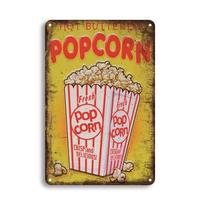 Hot Dogs Burgers Pizza Metal Signs Vintage Posters Kitchen Wall Decoration Tin Sign Bar Home Decor Metal Plaques Art Painting 20x30cm
