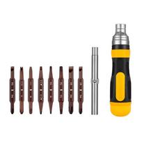 19-in-1 Ratchet Screwdriver Set, Portable S2 Ratcheting Screwdriver Set with Magnetic Tips for geltona