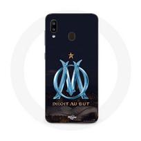 Coque Maniacase pour Samsung Galaxy A20 OM logo bleu et dorée stade mėlyna