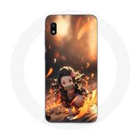 Maniacase case for Samsung Galaxy A10 Demon Slayer Nezuko 3D art anime Manga