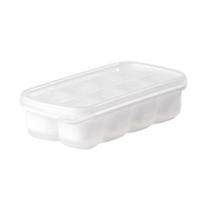 Ice Tray with Lid 8-Cavity Easy-Release Mini Stackable Ice Mold Multi-Purpose Ice Tray for Iced balta