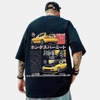 Vintage T-Shirts For Unisex's 3d Racing Print Unisex Short Sleeve T-Shirt Loose Street Tops Oversized Tees Shirt Unisex Clothing 3XL black