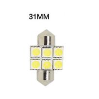 Car LED license plate light reading light roof light 5050 wick 31MM 31 mm white