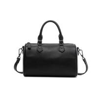 New Trendy Luggage Leather Goods Boston Pillow Bag Genuine Leather Sewn Women's Crossbody Bag gray
