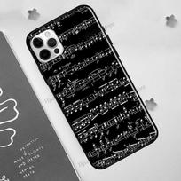 Muzikos užrašų dėklas, skirtas iPhone 12 Pro Max 13 mini 6S 7 8 Plus SE 2020 dėklas, skirtas iPhone 11 Pro Max XS X XR iphone 5 5S SE