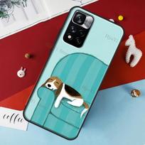 Bėglių šunų dėklas, skirtas Xiaomi Redmi Note 11 8 9 10 Pro 9S 10S, dėklas Redmi 10 9 9A 9T 9C, minkštas galinis dangtelis Redmi 7 blue