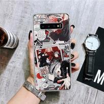 Jujutsu Kaisen Gojo Satoru Phone Case For Samsung Galaxy S20 FE S10 Plus S21 S22 Ultra S10E S9 S8 S7 Edge J4 + Fundas Cover Samsung S22 Ultra white