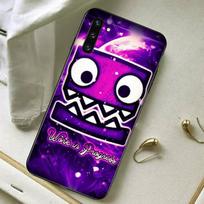 Geometry Dash dėklas telefonui Samsung A51 A30s A52 A71 A12, Huawei Honor 10i, OPPO vivo Y11 Samsung A51