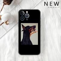Case For Apple iPhone 11 13 12 14 Pro 7 Plus XR X XS Max 6 6S 13Pro SE 2022 Silicone Phone Funda Animal Dachshund Doberman Dog iPhone 6 6S black