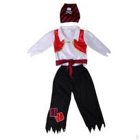 Kids Boys Halloween Little Pirate Fancy Dress Book Week Costume Outfits L
