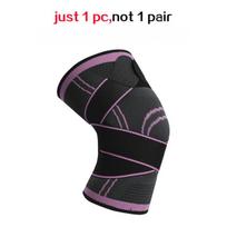 1 vnt. Unisex sportinės kelio pagalvėlės, suspaudimo sąnarių palengvinimas, artritas, bėgimas, fitnesas, elastinis tvarstis Kelių pagalvėlės krepšinio tinklinis S rožinė
