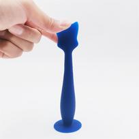 Kūdikių vystyklų bėrimo aplikatorius kūdikių mentelės su siurbimo taurele silikoniniu šepetėliu One Size karšta rožinė spalva