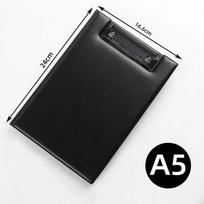 Odinė planšetė su saugykla Planšetė, Rašymo bloknotas, A5 parašų lenta, Rašymo bloknotas, Kanceliarinės prekės, Slaugytoja, Oda, Įtvaras