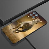 Bėgančio gyvūno žirgo telefono dėklas, skirtas Samsung Galaxy A21 A30 A50 A52 S A13 A22 A32 4G A23 A33 A53 A73 5G A12 A31 A51 A70 A71 A72 Samsung A73 5G black