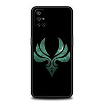 Cute Genshin impact Logo For OnePlus 9 8 7 7T 10 Pro Phone Case for Oneplus 9RT 9R 8T Z Nord 2 N100 N200 N10 CE 5G Black Cover OnePlus 7 black