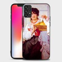 Pierre Auguste Cot Art telefono dėklas, skirtas Samsung Galaxy S22 S23 Ultra S21 S20 FE Plus Note 20 minkštas dangtelis Samsungnote20 pink