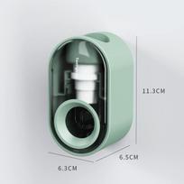 2021 Fashion Automatic Toothpaste Dispenser Toothpaste Squeezer Wall Mount Toothpaste Dispenser Bathroom Accessories Set rožinė