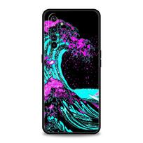Auksinė Didžioji Kanagavos banga Banglenčių sportas Realme GT Neo 2 3 dėklas Realme 9 8 5G 7 6 GT2 Pro Plus 9i 8i C21Y C21 C3 C11 C25 C35 viršelis Realme 6