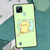 Kwaii yellow duck For Realme GT Neo 2 3 Master 8i 9i 8 9 Pro Plus C35 Case For OnePlus 9 10 Pro 9R 10R Nord2 OnePlus 8Pro beige