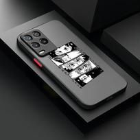 Hunter×Hunter Animation For OPPO Find X5 X3 Neo F21S F21 K10 Pro Lite TPU Shockproof Frosted Translucent Phone Case OPPO Find X3 Lite gray
