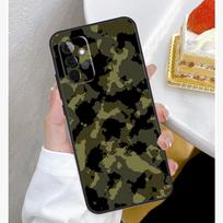 Karinio kamufliažo modelio dėklas, skirtas Samsung Galaxy A15 A25 A35 A55 A51 A71 A12 A32 A52 A13 A33 A53 A14 A34 A54 dangtelis Samsung A53 5G black
