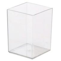 Pen Container Solid Acrylic Multifunctional Desktop Makeup Brush Pencil Holder Container Home Supplies Pen Organizer Pen Pot white