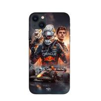 Coque Maniacase pour Iphone 14 Max Verstappen F1 art wallpaper