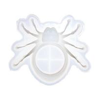 Silicone Resin Mold 3D Spider Candle Holder DIY Halloween Animal Epoxy Casting Mold for Holders Flower Pot Box Trinket Containers balta
