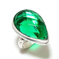 Peridot Gemstone Handmade 925 Sterling Silver Gift Jewelry Ring Size 10 K9V81 green