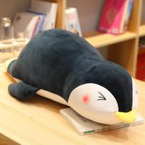 Minkšta ir miela lėlė pingvinas, gyvūnas, pliušinis žaislinė skudurinė lėlė 30cm（ 0.12kg） tamsiai mėlyna