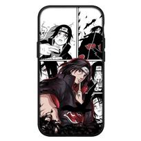 skirtas iPhone 15 14 Xiaomi Redmi Note 13 12 11 Pro Max X 8 7 XR Samsung Galaxy A15 S24 S23 A05 Huawei OPPO A17 Anime Uchiha Itachi Akatsuki telefono dėklas for iPhone 7 Plus švelni smėlinė