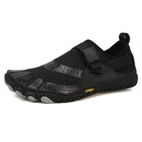 Outdoor New Men's and Women's Upstream Shoes Wading Beach Shoes Barefoot Shoes Swimming Wide Toe Shoes Surfing Drifting Shoes 36 juoda