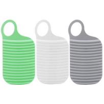 3vnt mini plastikinė skalbimo lenta, neslystanti skalbimo lenta, sulankstoma dvipusė skalbimo lenta su pakabinimo anga