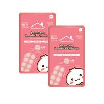 Home Medi Care Spuogų pleistras, gydantis pleistras, absorbuojantis dangtelis, nematomas, spuogų pleistras, Korėjos kosmetika, mėginys 48 Patches pink