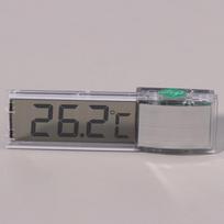 Akvariumo termometras Elektroninis LCD skaitmeninis žuvų bako temperatūros matavimas Akvariumo temperatūros matuoklis Akvariumo priedai sidabras
