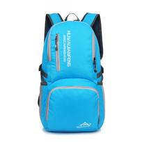 Foldable Camping Backpack Hiking Travel Ultralight Double Shoulder Bag Women Men Outdoor Sports Mountaineering Trekking Rucksack blue